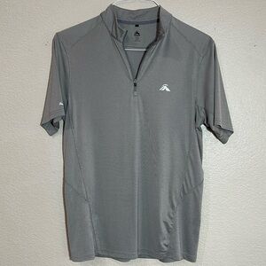 Macpac Men’s Gray Half-Zip Athletic Shirt